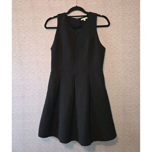 Gianni Bini GB Dress Sleeveless Black Fit & Flare Knit Sleeveless Women's Medium